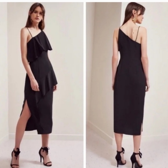 KEEPSAKE the Label No Love Black Midi Dress Size XL NWT - Picture 2 of 14